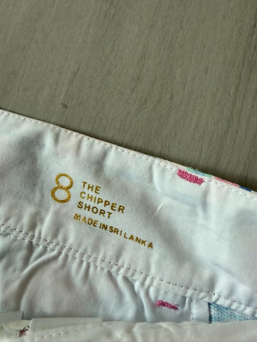 Lilly Pulitzer Barefoot Princess Chipper Shorts - Pink Pout & Blue Sz 8 - Picture 5 of 6